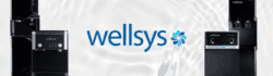 Wellsys logo and water coolers