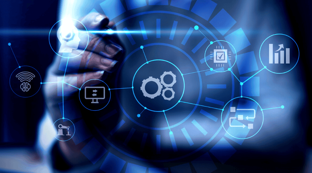 digital image of managed IT icons