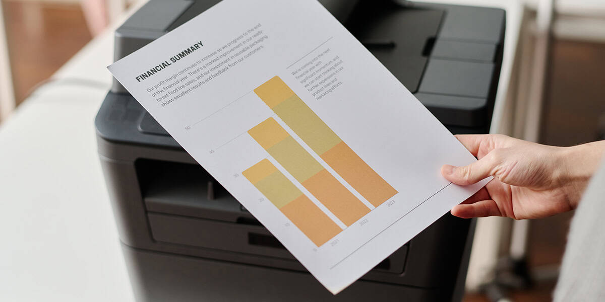 Unrecognizable Woman Holding Printed Document